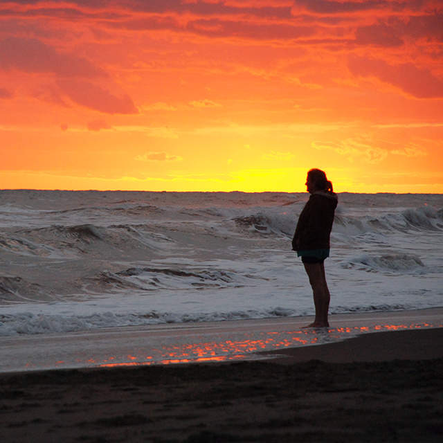 Atardecer en Monte Hermoso